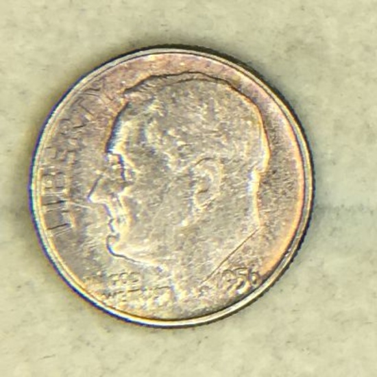 1956 Roosevelt Dime