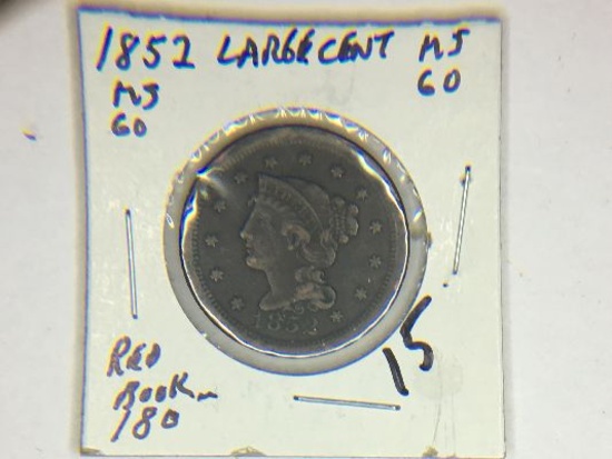 1852 Large Cent