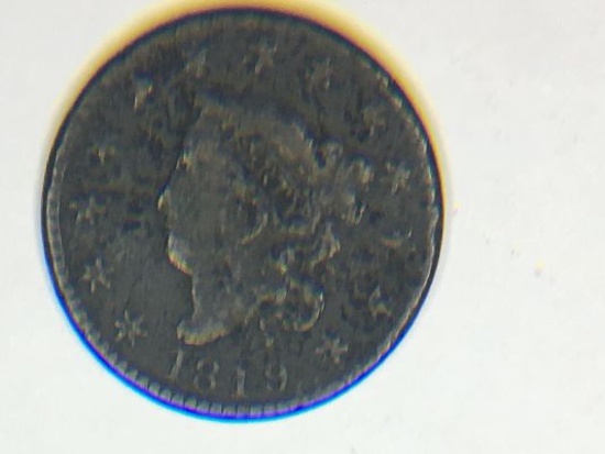 1819 / 8 Large Cent