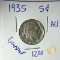 1935 P Buffalo Nickel