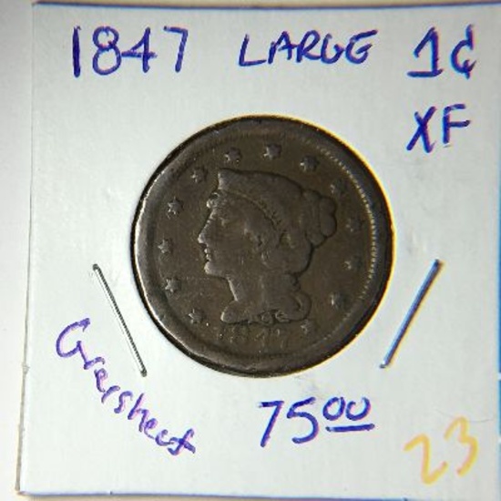 1847 Large Cent