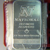 National Refiners .999+ Fine 1 Troy Ounce Silver