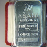 Asahi Refining .999 Fine 1 Troy Ounce Silver