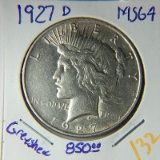 1927 D Peace Dollar