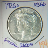 1926 S Peace Dollar