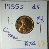 1955 S Lincoln Cent