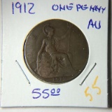 1912 English Cent