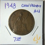 1948 English Cent