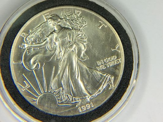 1991 Silver Eagle Encapsulated