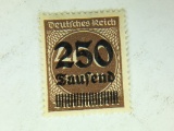 250,000 Mark Counter Stamp Inflation