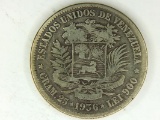 1936 Venezuela Simon Bolivar 25 Grams