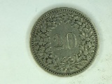 1883 Switzerland 20 Rappen