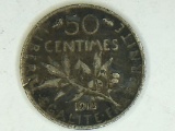 1913 France 50 Centimes