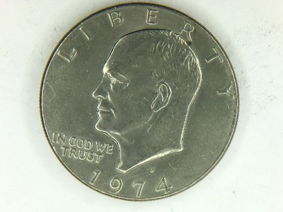 1974 D Eisenhower Dollar