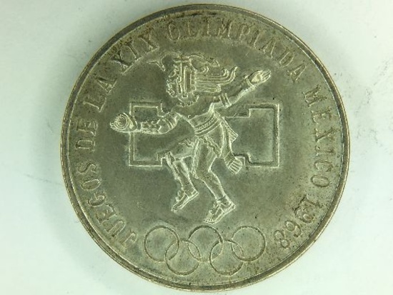 1968 Mexico Silver Pesos