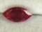 1.24 Carat Marquise Cut Chatham Ruby