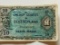 1944 German 10 Mark Bank Note, Military Script