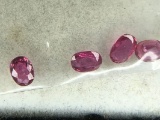 1.0 Carat Matched Oval Cut Rubies