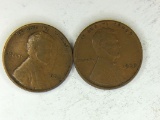 (2) 1933 P Lincoln Cent