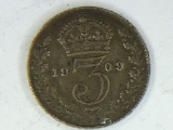 1909 Great Britian 3 Pence