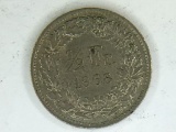 1968 Swiss 1/2 Franc