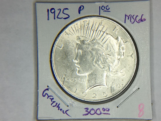 1925 Peace Dollar