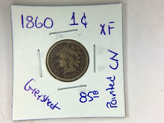 1860 Indian Head Cent