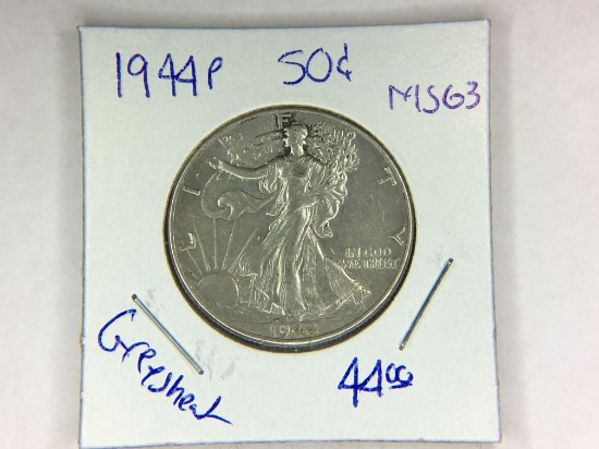 1944 Walking Liberty 1/2 Dollar