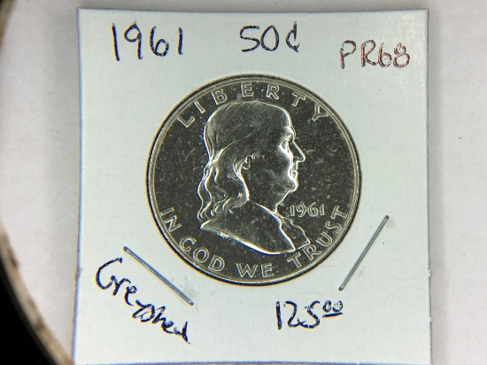 1961 Franklin 1/2 Dollar