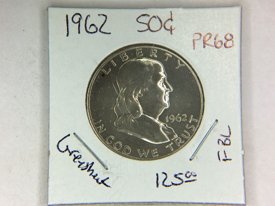 1962 Franklin 1/2 Dollar