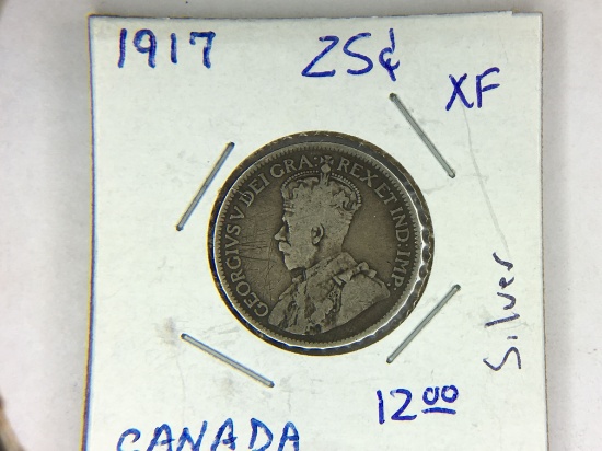 1917 Canada 25 Cent