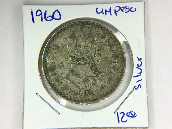 1960 Mexico Un Peso