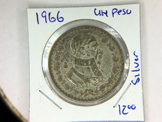 1966 Mexico Un Peso