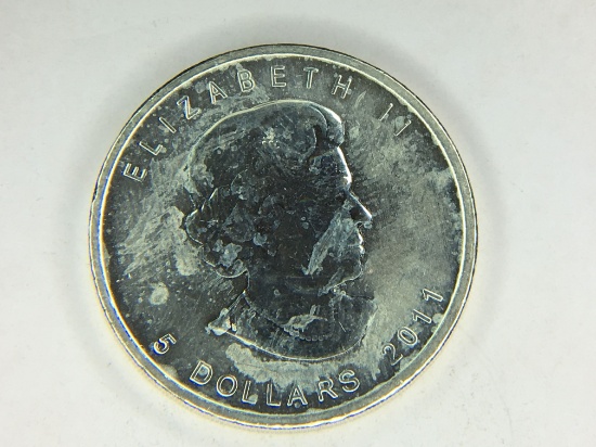 Canadian $5.00 Maple Leaf