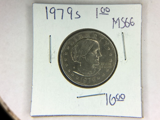 1979 S Susan B. Anthony Dollar