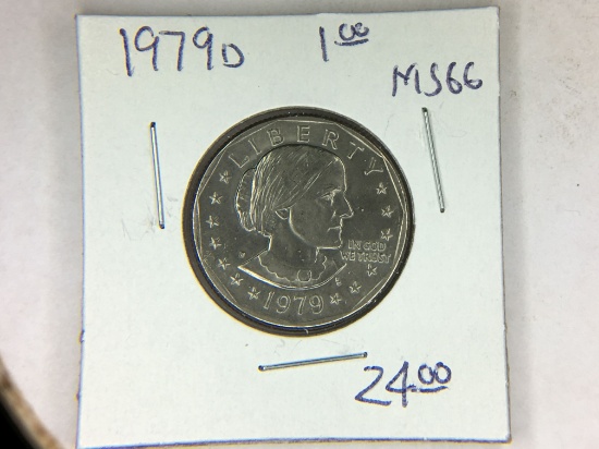 1979 D Susan B. Anthony Dollar