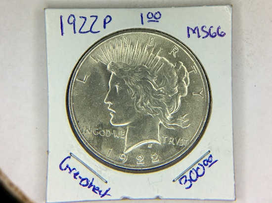 1922 Peace Dollar