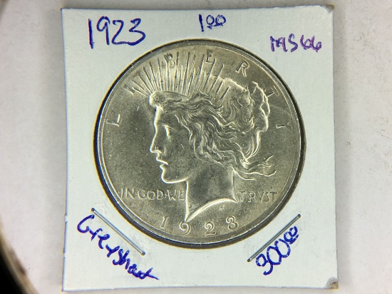 1923 Peace Dollar