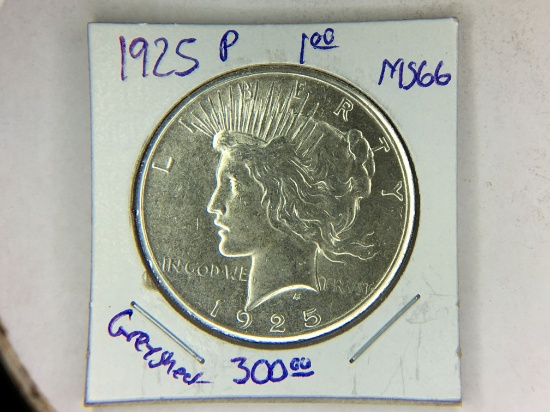 1925 Peace Dollar