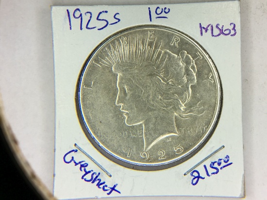 1925 S Peace Dollar