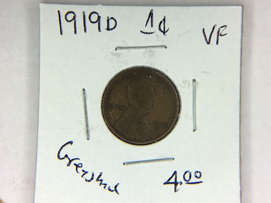 1919 D Wheat Cent