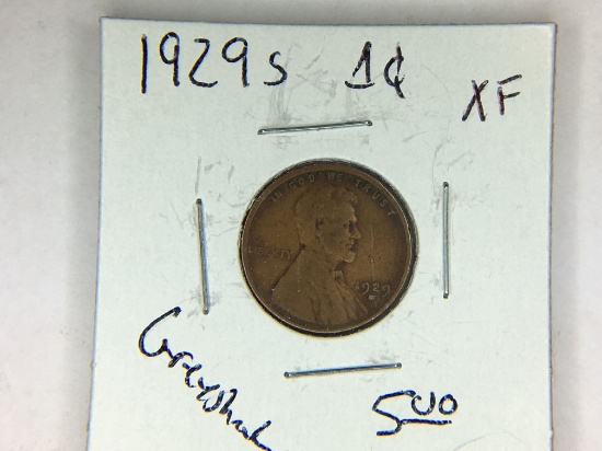1929 S Wheat Cent