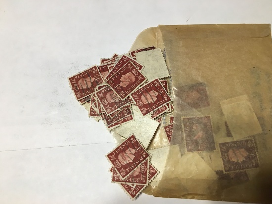 Large Lot Of Canadian Postage Stamps