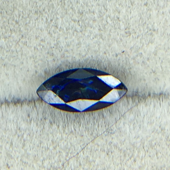 .7 Carat Marquise Cut Blue Sapphire