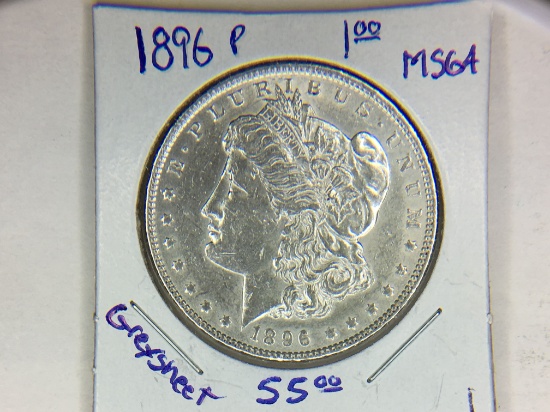 1896 P Morgan Dollar