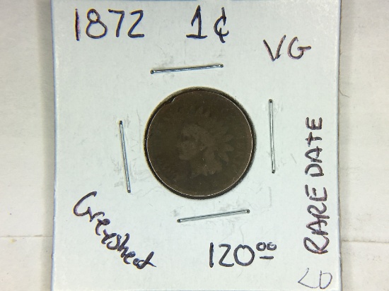 1872 Indian Head Cent