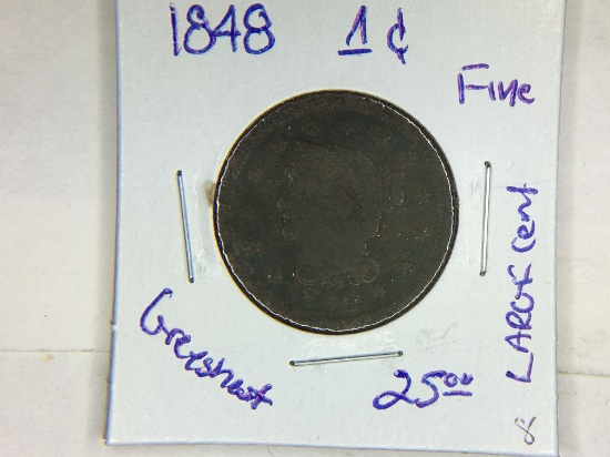 1848 Large Cent