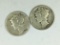 1936 D, & 1944 S Mercury Dimes