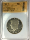 1981 S Kennedy 1/2 Dollar