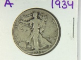 1934 Walking Liberty 1/2 Dollar